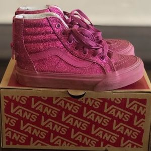 VANS SK8-HI ZIP.. SHIMMER MAGENTA.. SZ 12.5